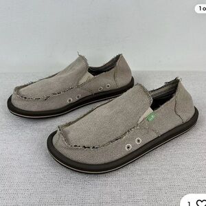 Sanuk Men's Natural Hemp Slip On
Sidewalk Surfers Size 10